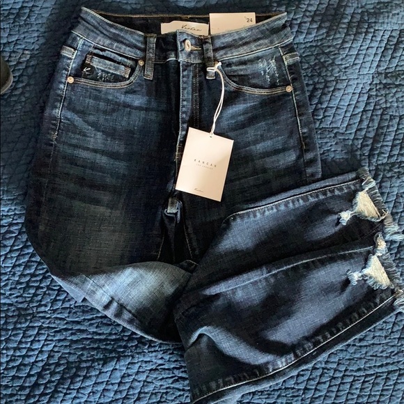 KanCan distressed leg bottom jean - Picture 6 of 7